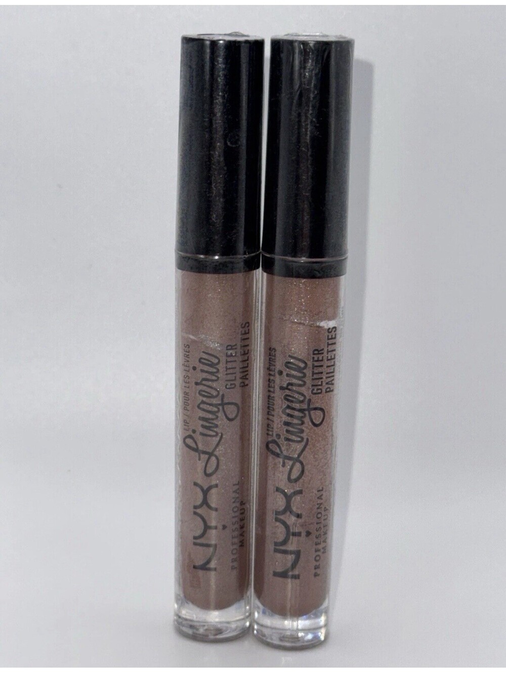 2 NYX Lip Lingerie Glitter LLGL106 Butter